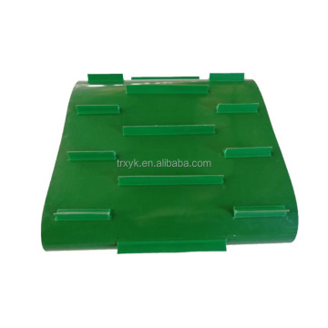 Cleated зеленая конвейерная лента конвейера масштаба ленты PVC взвешивая для контейнера